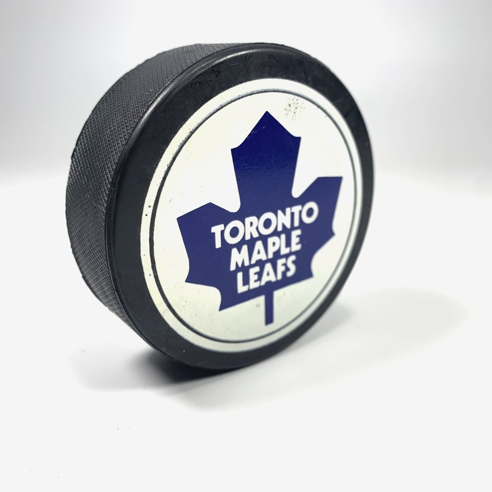 Vintage 1980s‎ Viceroy Canada NHL Toronto Maple Leafs Logo Hockey Puck